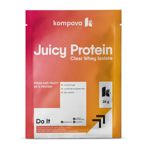 Kompava JUICY Protein,  Redberries-Lime  25g /1 dávka