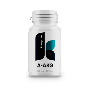Kompava 3-balenie Arginín A-AKG, 450 mg/120 kps