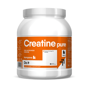Kompava 3-balenie Kreatin Pure 500 g/100 dávok