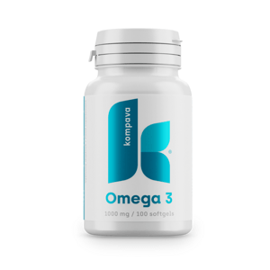 Kompava 3-balenie  Omega-3 1000 mg/100 kps