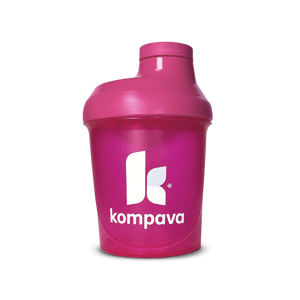 Kompava Plastový šejker 300ml ružová