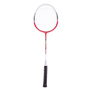 Badmintonová raketa SPARTAN JIVE červeno-bílá s červenou rukojetí