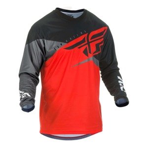 Motokrosový dres Fly Racing F-16 019 červená/čierna/šedá - L