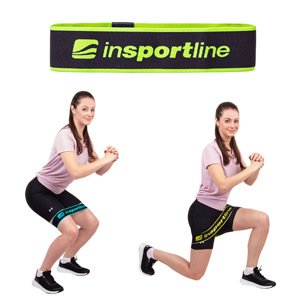 Posilňovacia slučka inSPORTline Hiplop S fluo zelená