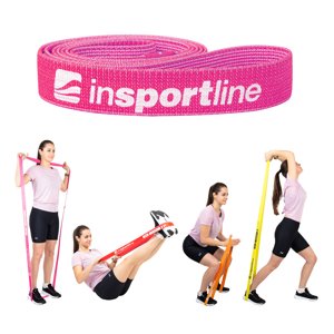 Posilňovacia guma inSPORTline Rand Light ružová