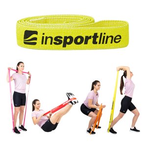 Posilňovacia guma inSPORTline Rand Medium fluo žltá