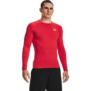 Pánske kompresné tričko Under Armour HG Armour Comp LS Red - L