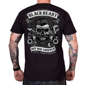 Tričko BLACK HEART Respect Tradition čierna - 3XL