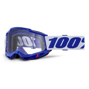 Motokrosové okuliare 100% Accuri 2 modrá, číre plexi