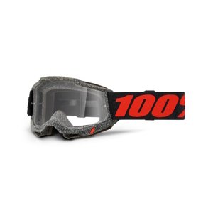 Motokrosové okuliare 100% Accuri 2 Huaraki čierna, číre plexi