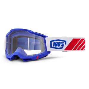 Motokrosové okuliare 100% Accuri 2 Kolby modrá, číre plexi