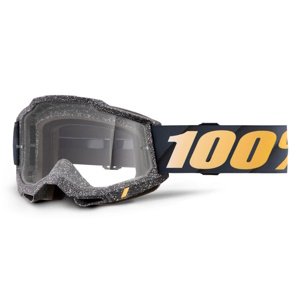 Motokrosové okuliare 100% Accuri 2 Risland čierná, číre plexi