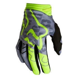 Dámske motokrosové a cyklo rukavice FOX 180 Skew Fluo Yellow MX22
