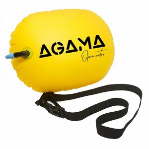 Plavecká bójka Agama OPEN WATER 7 L žltá