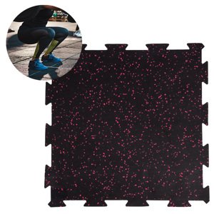 Záťažová podložka inSPORTline Puzeko 50x50x1 cm čierno-šedá