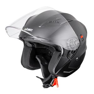 Moto prilba W-TEC Putta čierna matná - XS (53-54)