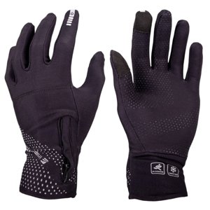Bežecké rukavice inSPORTline Navistos čierna - XL