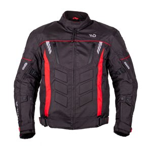 Pánska moto bunda WD Motorsports Vegas 2.0 Black-Red - L