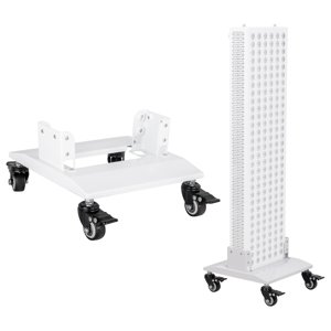 Stojan s kolieskami pre infračervený LED panel inSPORTline Brister biela