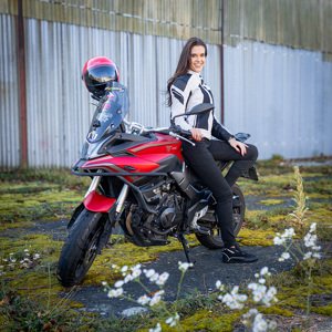 Dámske moto legíny W-TEC Wombutta čierna - XL