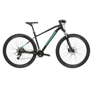 Horský bicykel Kross Level 1.0 PW GL 29" Gen 007 čierno-zelená - M (17", 172-180 cm)