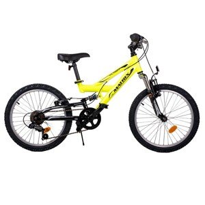 Detský bicykel Reactor Flash 20" - model 2024 neonovo žltá-čierna - XS (15", 130-160 cm)