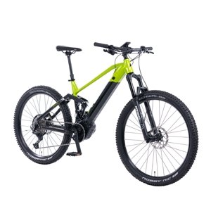 Horský celoodpružený elektrobicykel Levit Svarog BF Overstep 630 29"/27,5" - model 2024 Lime black pearl - L (18,5", 175-185 cm)