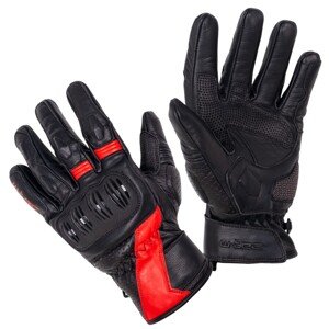 Moto rukavice W-TEC Bowia čierno-červená - L