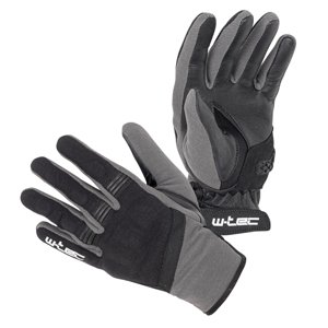 Letné moto rukavice W-TEC Groniko šedo-čierna - 3XL