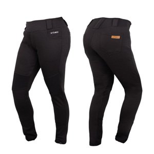 Dámske moto legíny W-TEC Lukrecia čierna - 4XL predĺžená dĺžka