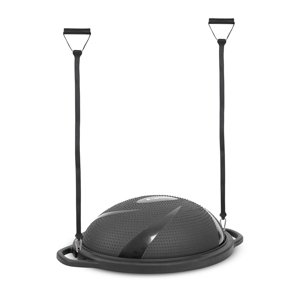 Balančná podložka inSPORTline Dome Hold s gumovými expandermi 100 cm / 4,6 kg čierna