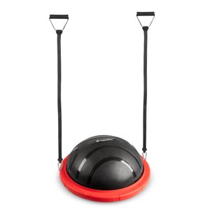 Balančná podložka inSPORTline Dome Edge s gumovými expandérmi 100 cm / 4,6 kg čierna