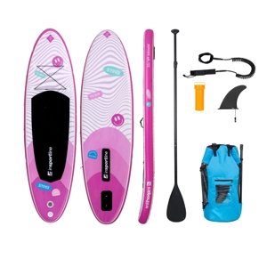 Paddleboard s príslušenstvom inSPORTline Wavelet 9'6" ružová