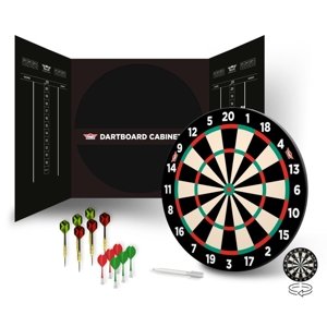 Skrinka s terčom Bull's Magnetic Paper Dartboard Cabinet Set