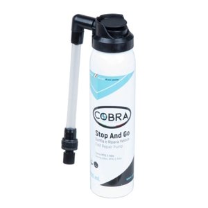 Sprej na opravu defektov duší s aplikátorom COBRA F1 Stop & Go 100 ml