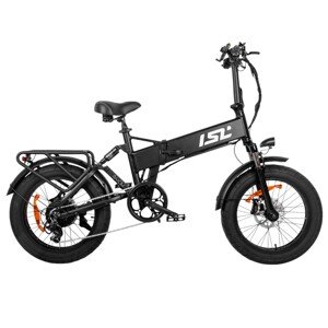 Skladací elektro fat bike ISL Baxom 20" Black - 16,5" (170-205 cm)