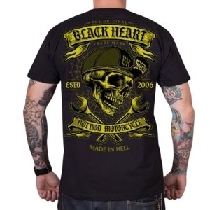 Tričko BLACK HEART Satan čierna - L