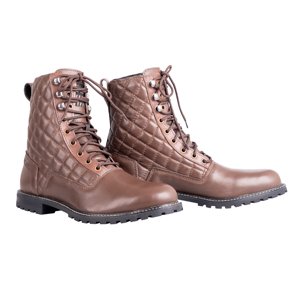 Dámske moto topánky W-TEC Leocia Brown hnedá - 41