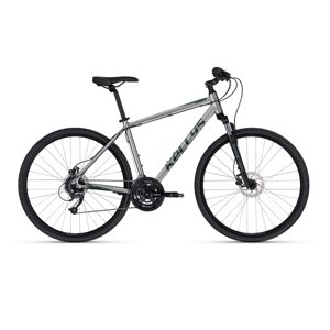 Pánsky crossový bicykel KELLYS CLIFF 90 28" - model 2025 medium grey - S (17", 155-170 cm)