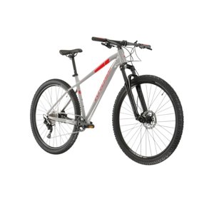 Horský bicykel Kross Level 4.0 29" Gen 007 šedá / červená / lesk - XL (20", 188-195 cm)