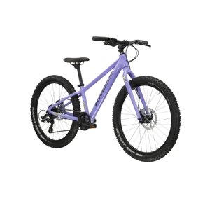 Kross LEA JR 2.0 24" 2025 fialová / čierna / lesk - S (12", 130-150 cm)