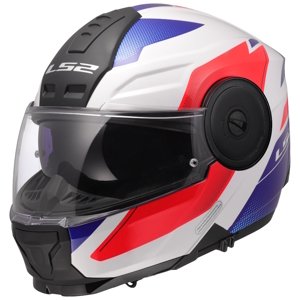 Výklopná moto prilba LS2 FF902 Scope II Duria White Blue Red S (55-56)