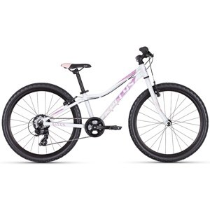 Juniorský dievčenský bicykel KELLYS KITER 30 24" - model 2025 White - 11" (125-145 cm)