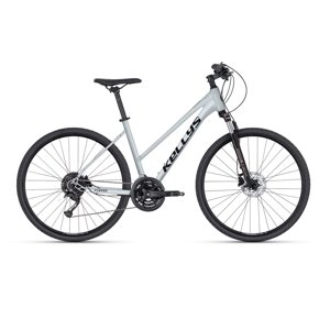 Dámsky crossový bicykel KELLYS PHEEBE 20 28" - model 2025 White - S (17", 155-170 cm)