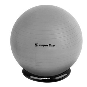 Gymnastická lopta inSPORTline Top Ball 85 cm so základňou BallBase šedá