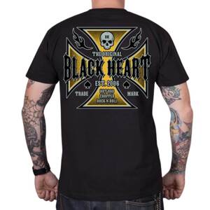 Tričko BLACK HEART Ruthless čierna - XL