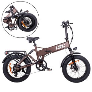 Skladací elektro fat bike inSPORTline ISL Baxom Lite 720Wh 20" Deep Coffee - 16,5" (170-205 cm)