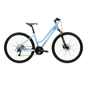 Kross Evado 3.0 28" 2025 modrá / biela / lesk - L (19", 168-180 cm)