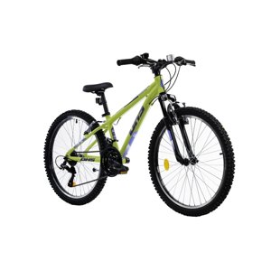 Juniorský bicykel DHS Teranna 24023 24" - model 2025 Green - 13" (136-153 cm)
