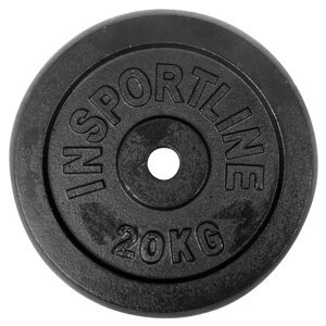Liatinový kotúč inSPORTline CastCzech 20 kg 30 mm